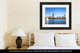 Framed Print, View Of Boston Massachusetts Skyline - Essentials from JayCar