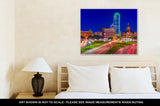 Gallery Wrapped Canvas, Little Rock Arkansas USA Downtown Skyline On The Arkansas River - Essentials from JayCar