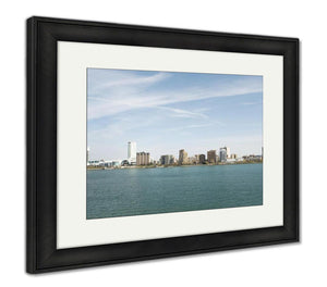 Framed Print, Windsor Ontario Canada Skyline - Essentials from JayCar