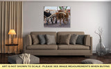 Gallery Wrapped Canvas, Longhorn Cattle Drive At The Stockyards Of Fort Worth Texas - Essentials from JayCar