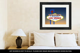 Framed Print, Welcome To Las Vegas Sign - Essentials from JayCar