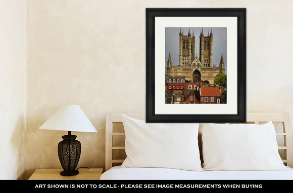 Framed Print, Lincoln Cathedral Lincoln Lincolnshire England - Essentials from JayCar