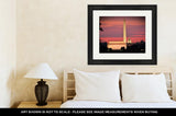 Framed Print, Washington Dc City View Including Lincoln Memorial Washington Monument And - Essentials from JayCar