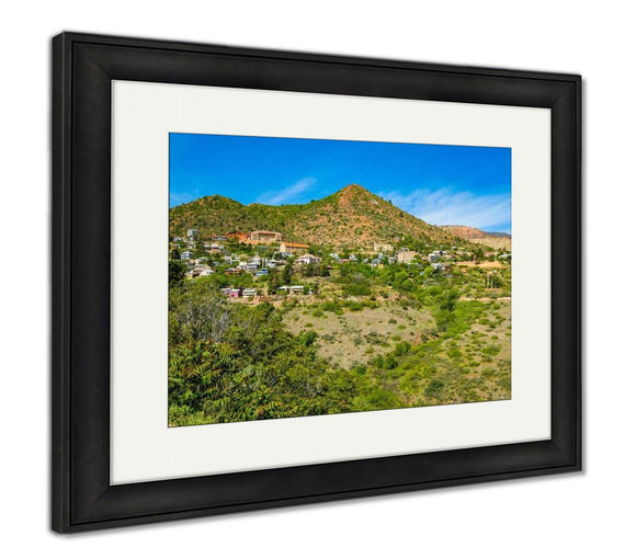 Framed Print, Jerome Arizona Cityscape - Essentials from JayCar