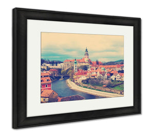 Framed Print, Spring View Of Cesky Krumlov Czech Republic - Essentials from JayCar