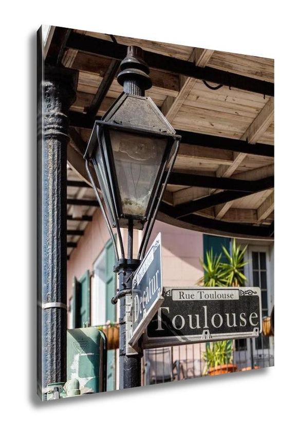 Gallery Wrapped Canvas, French Quarter Cityscape - Essentials from JayCar