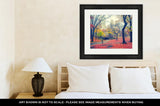 Framed Print, Central Park At Rainy Morning New York City USA - Essentials from JayCar