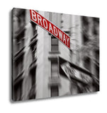 Gallery Wrapped Canvas, Red Broadway Sign - Essentials from JayCar