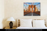 Gallery Wrapped Canvas, Brooklyn Bridge New York City Nobody At Sunrise - Essentials from JayCar