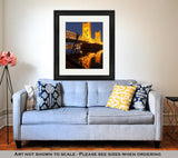 Framed Print, Tower Bridge Sacramento River Capital City California Downtown Skyline - Essentials from JayCar