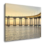 Gallery Wrapped Canvas, Curved Section Of The Landmark Coronado Bridge - Essentials from JayCar