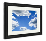 Framed Print, Sky Blue Sky And Clouds Blue Sky Beautiful Blue Sky Beautiful Sky And Clouds In - Essentials from JayCar
