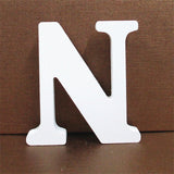 White Wooden Letters, numbers and symbols - Essentials from JayCar