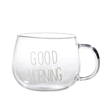 Good Morning Coffee Glass Mug - Essentials from JayCar